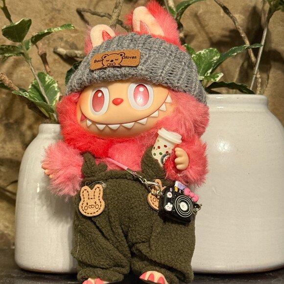 CUTE FOUR PIECE OUTFIT FOR LABUBU (DOLL NOT INCLUDED) - Picture 1 of 2